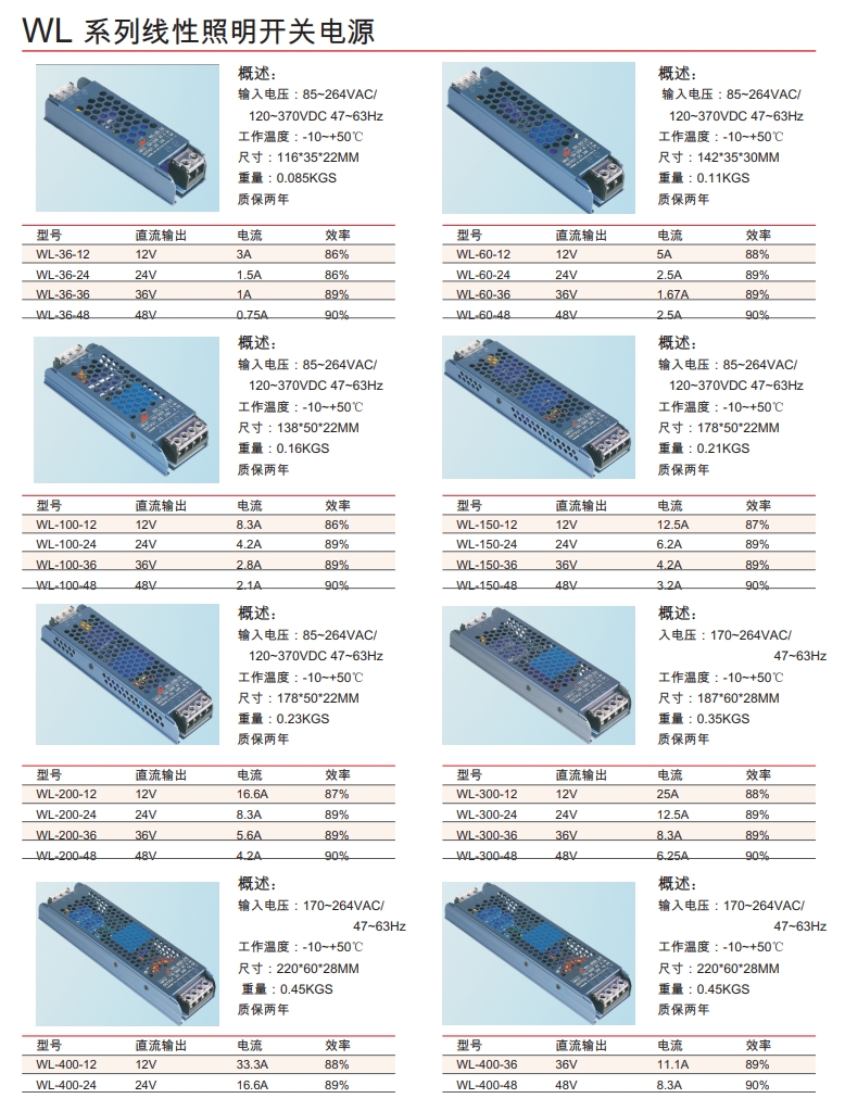WL 系列线性照明开关电源.png